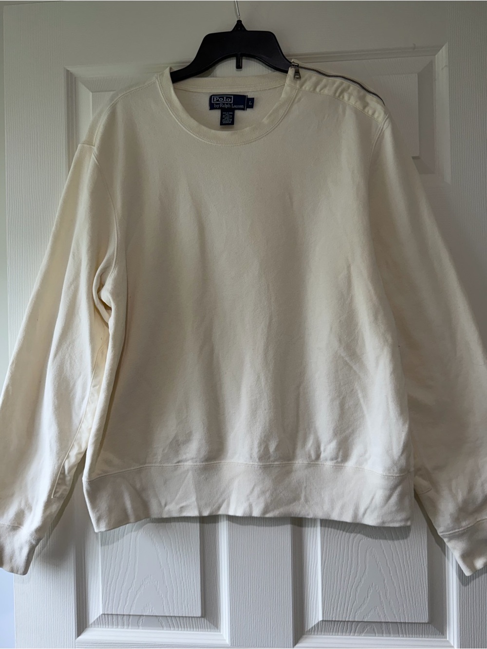 Ralph Lauren Cream Crewneck Sweater